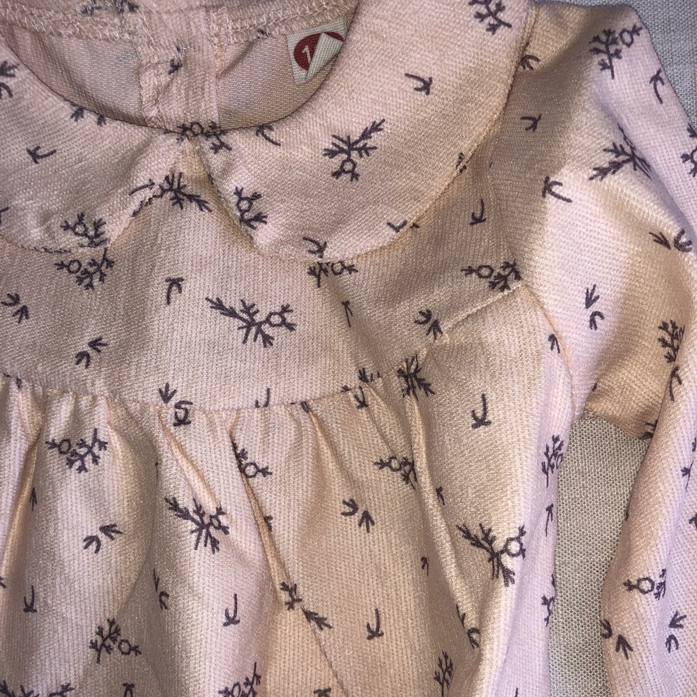 Cream bubble romper